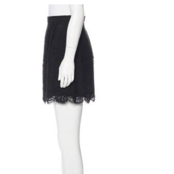 🎉LAST CHANCE🎉 PAMELA DENNIS Black Lace Sequin Beaded Dress Shorts - Picture 5 of 8